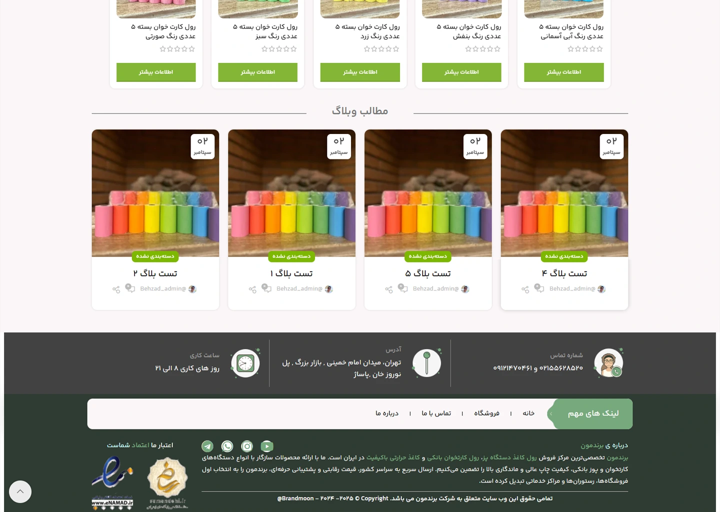سایت برندمون بخش 4